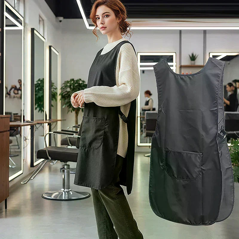delantal de barberia permeable