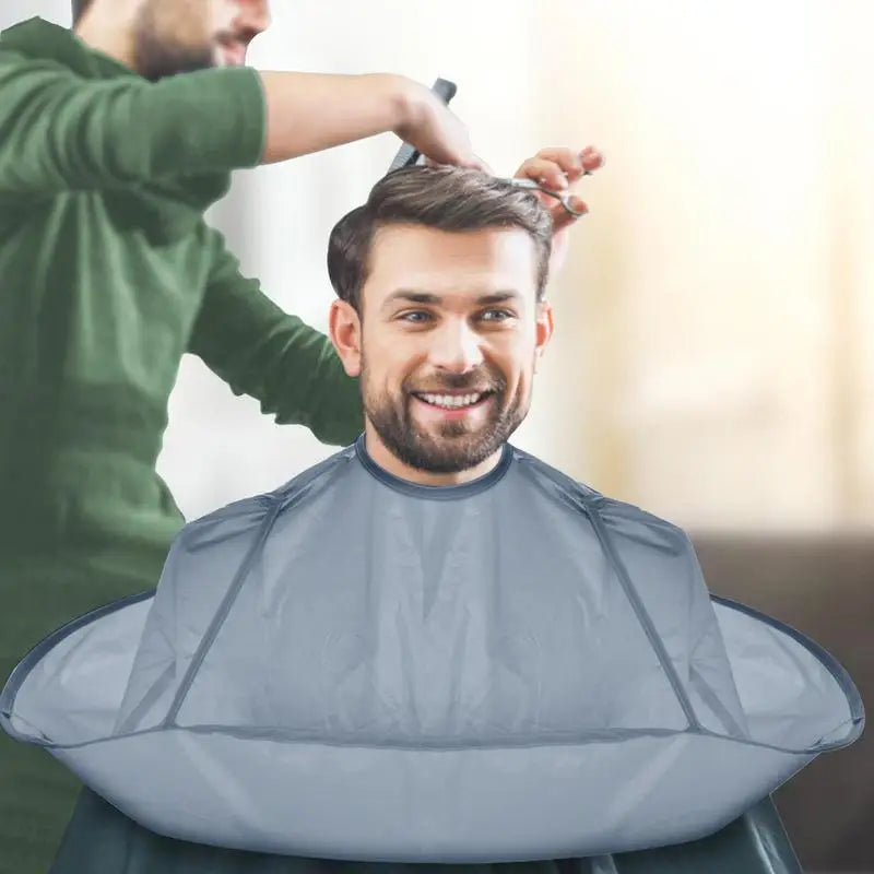 Barber Cape 60cm Hairdresser Styling Umbrella Cape for Adults Men Women Hairdressing Supplies for Hair Cutting Coloring Dyeing