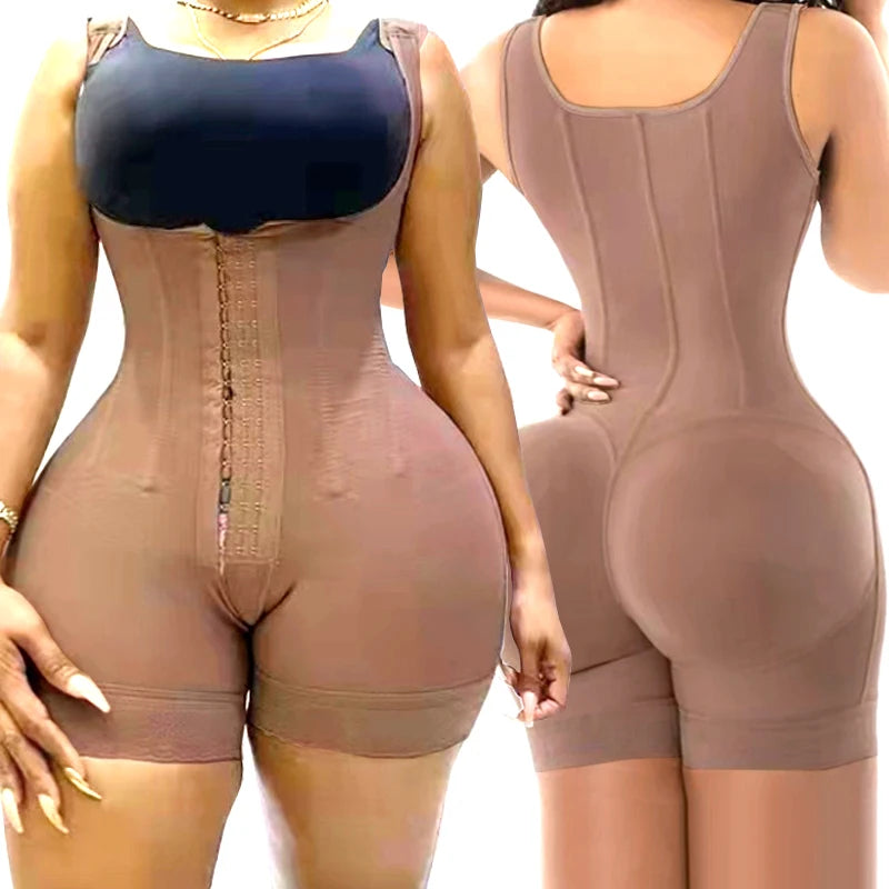 Fajas Colombianas Girdle Shapewear Abdomen Control Reducing Body Shaper High Compression Waist Trainer Slimming Bodysuits Corset