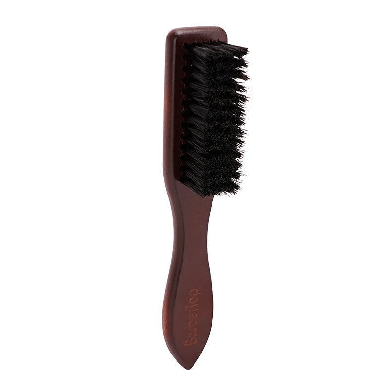 cepillo de barbero de madera