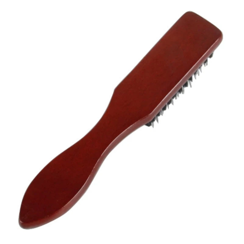 BarberTop Wooden Handle Boar Bristle Cleaning Brush Hairdressing Soft Beard Cleaning Brush Men Barber Beard Shaving Tool