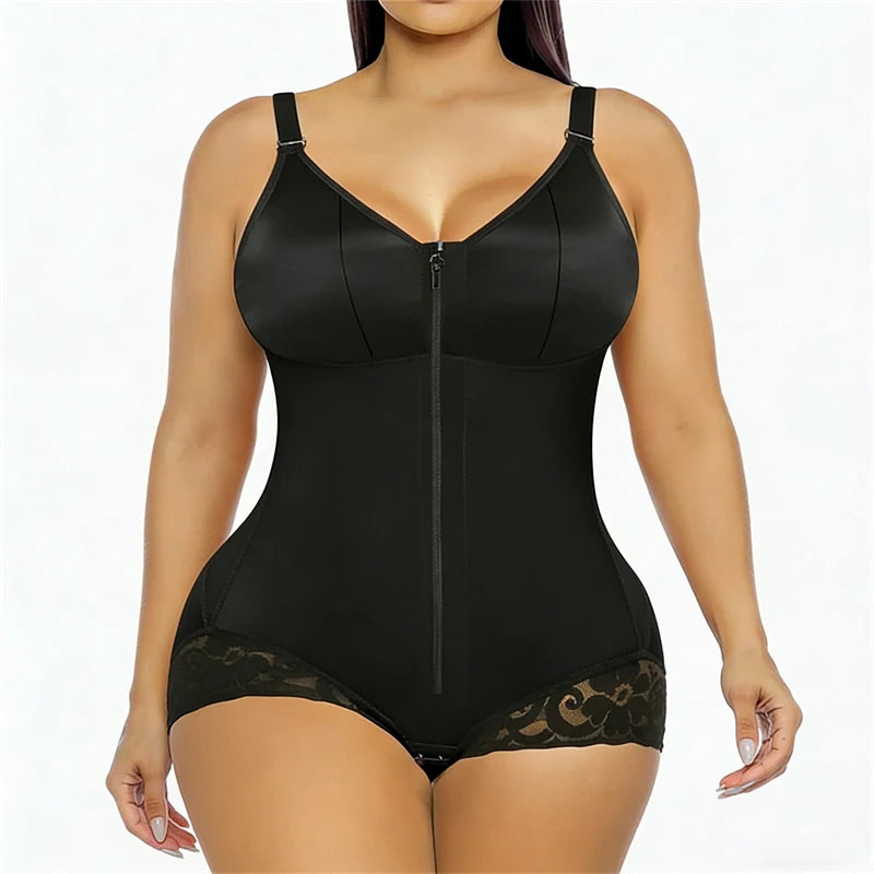 Fajas Colombianas Women' Corset Compression Garments Abdomen Shaping Short Vest Girdles Postpartum Post Liposuction Bodysuit