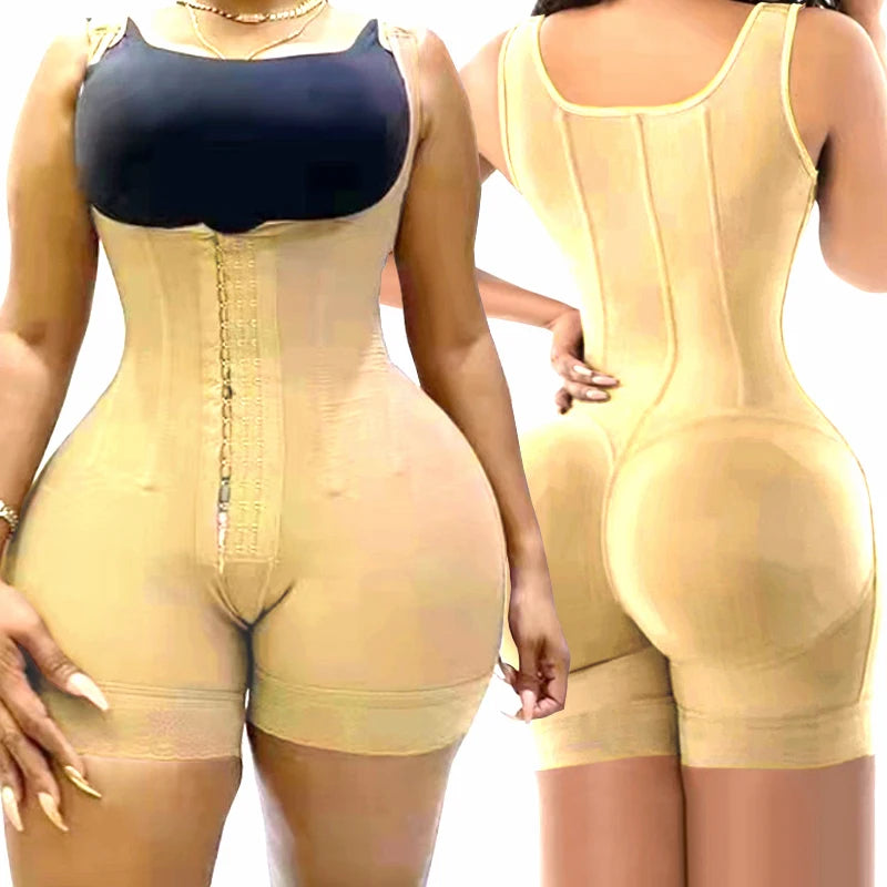 Fajas Colombianas Girdle Shapewear Abdomen Control Reducing Body Shaper High Compression Waist Trainer Slimming Bodysuits Corset