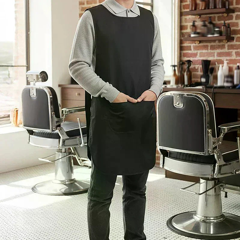 delantal de barberia permeable