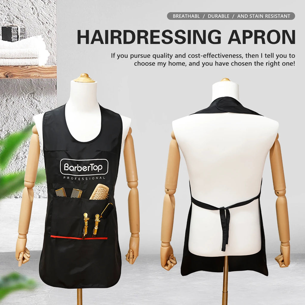 delantal profesional para peluquería y barbería