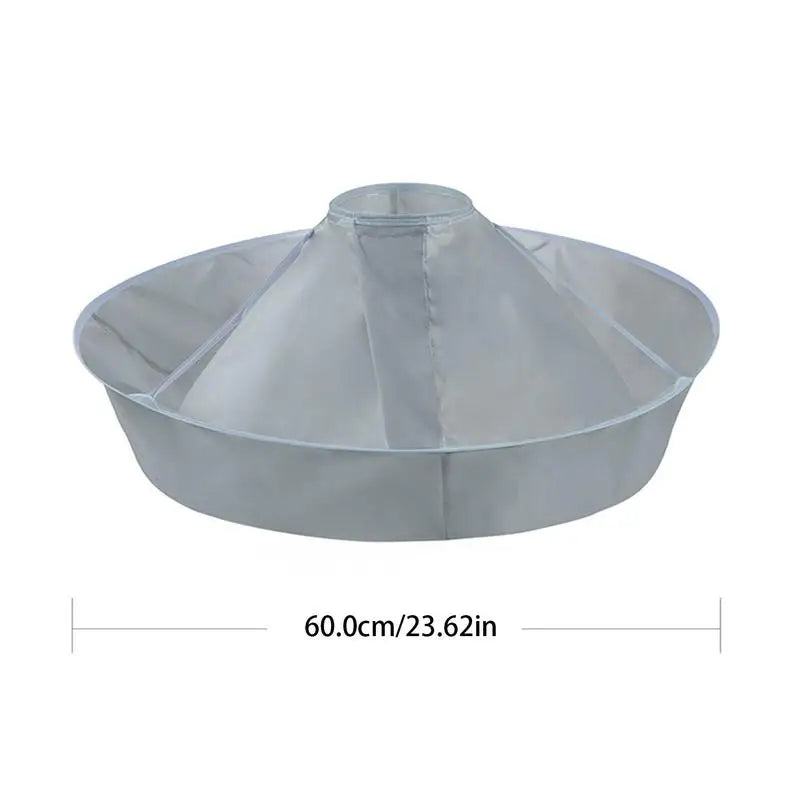 Barber Cape 60cm Hairdresser Styling Umbrella Cape for Adults Men Women Hairdressing Supplies for Hair Cutting Coloring Dyeing