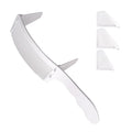 Barber Flat Top Haircut Comb Curved Hair Clipping Cutting Arced Comb Professional Hair Cutting Curved Positioning Comb